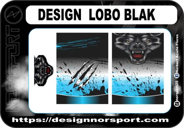 DESIGN  LOBO BLAK