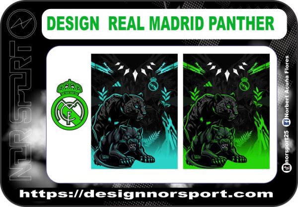 DESIGN  REAL MADRID PANTHER