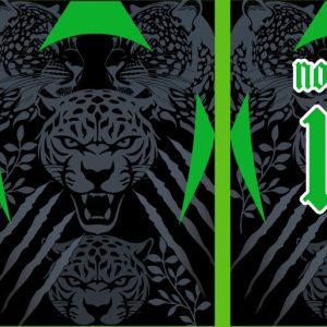 DESIGN TIGRE VECTOR VERDE