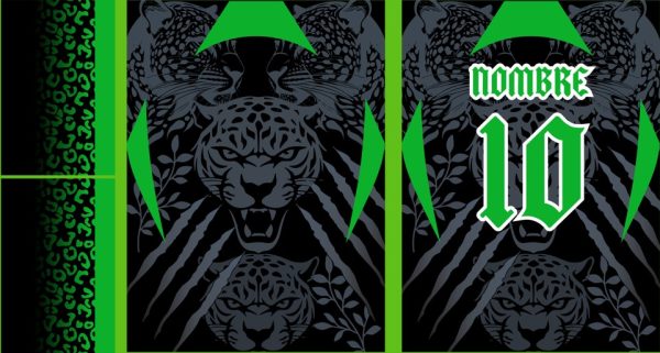 DESIGN TIGRE VECTOR VERDE