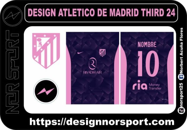 DESIGN ATLETICO DE MADRID THIRD 24