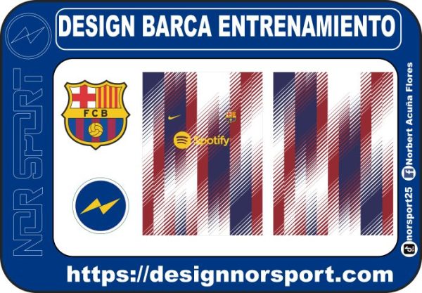 DESIGN BARCA ENTRENAMIENTO