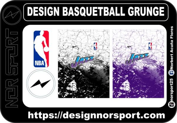 DESIGN BASQUETBALL GRUNGE