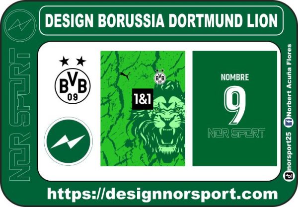 DESIGN BORUSSIA DORTMUND LION