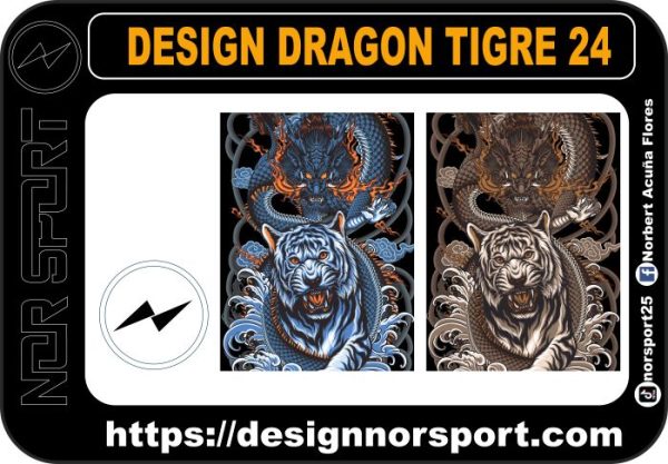 DESIGN DRAGON TIGRE 24