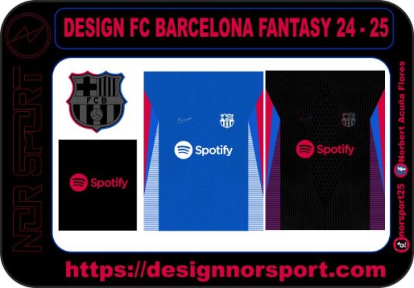 DESIGN FC BARCELONA FANTASY 24 - 25