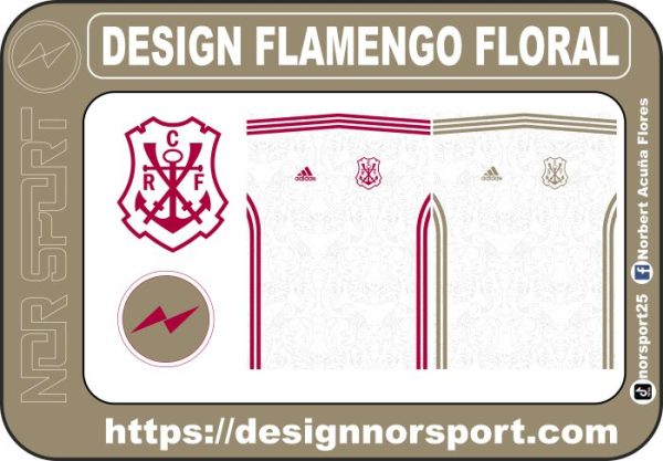 DESIGN FLAMENGO FLORAL