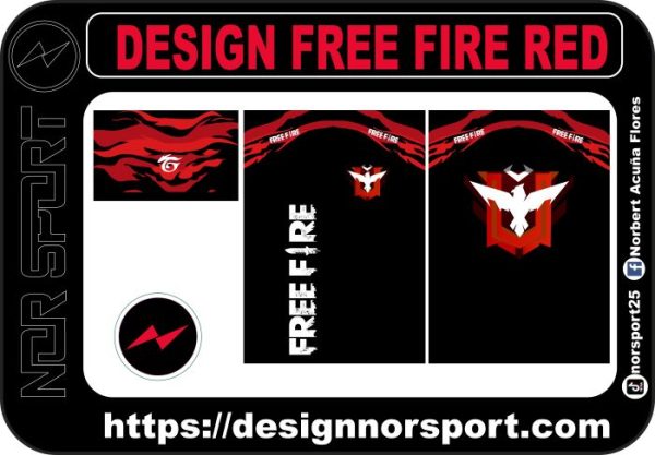 DESIGN FREE FIRE RED