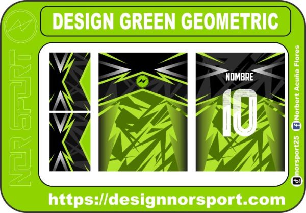 DESIGN GREEN GEOMETRIC