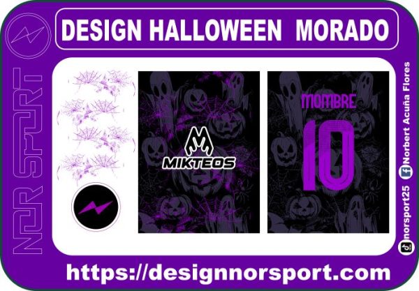 DESIGN HALLOWEEN  MORADO