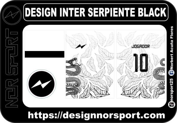 DESIGN INTER SERPIENTE BLACK