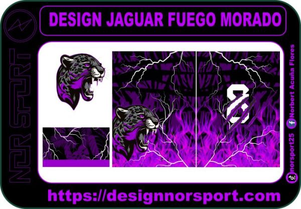 DESIGN JAGUAR FUEGO MORADO