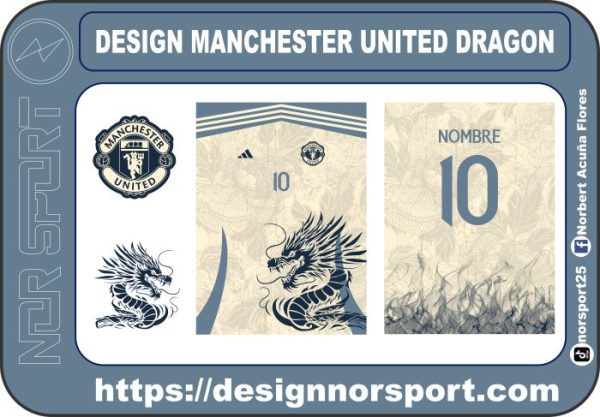 DESIGN MANCHESTER UNITED DRAGON