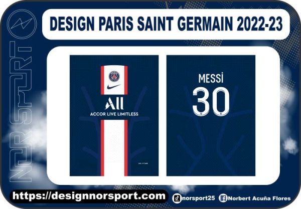 DESIGN PARIS SAINT GERMAIN 2022-23