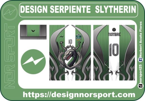 DESIGN SERPIENTE  SLYTHERIN