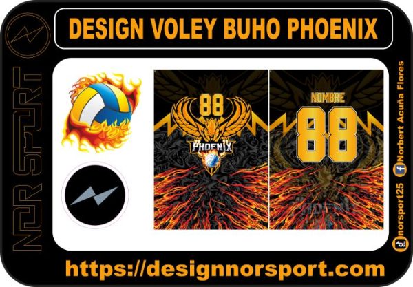 DESIGN VOLEY BUHO PHOENIX