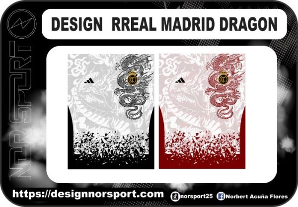 DESIGN  RREAL MADRID DRAGON