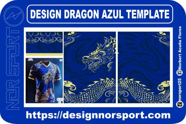 DESIGN DRAGON AZUL TEMPLATE