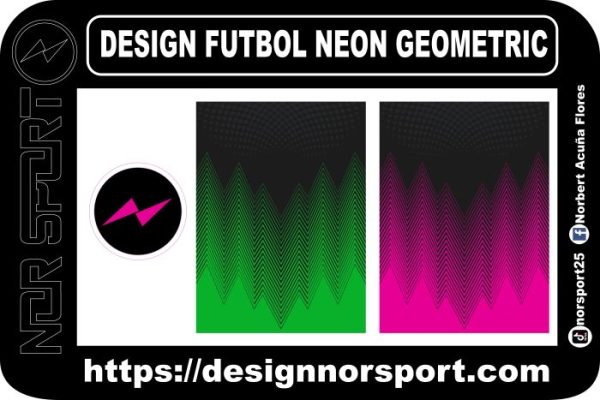 DESIGN FUTBOL NEON GEOMETRIC