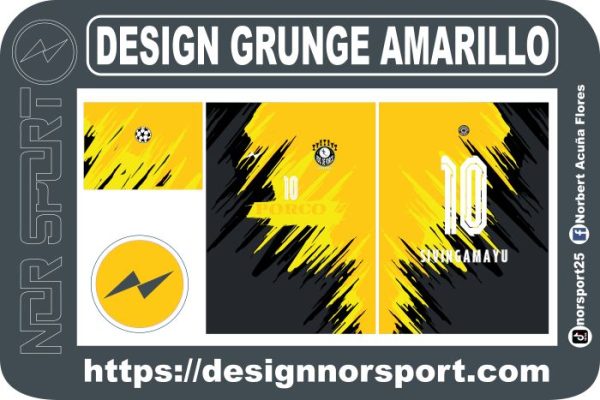 DESIGN GRUNGE AMARILLO