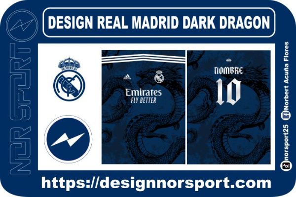 DESIGN REAL MADRID DARK DRAGON