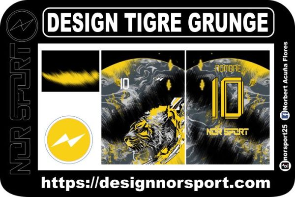 DESIGN TIGRE GRUNGE