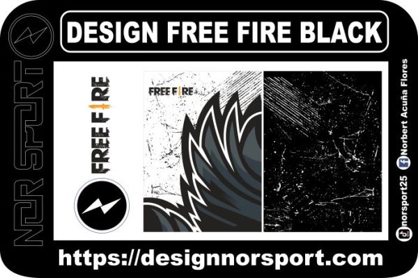 DESIGN FREE FIRE BLACK