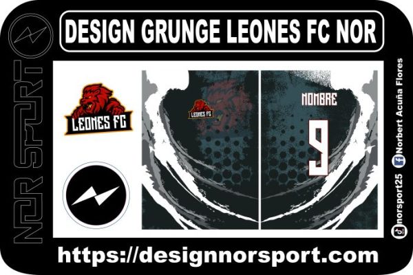 DESIGN GRUNGE LEONES FC NOR