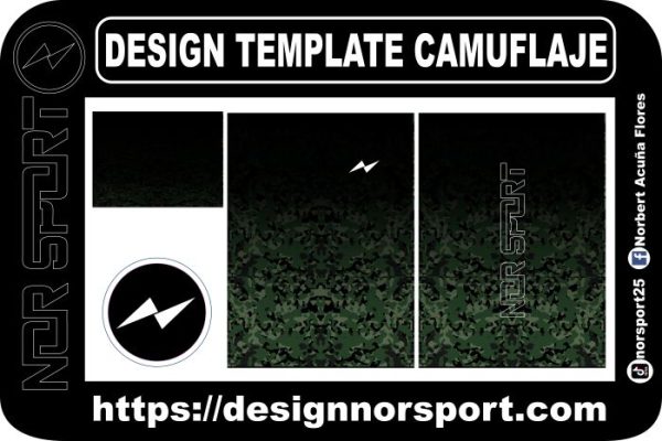 DESIGN TEMPLATE CAMUFLAJE