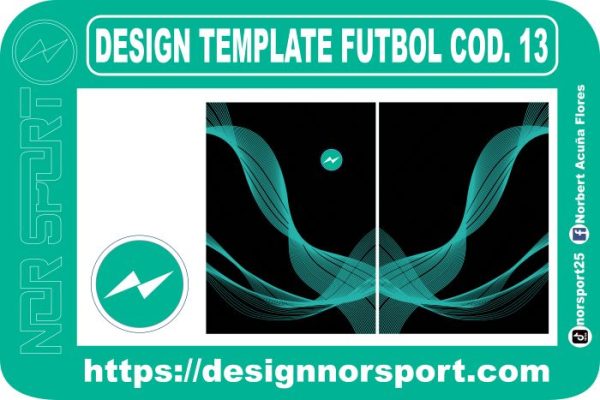 DESIGN TEMPLATE FUTBOL COD. 13