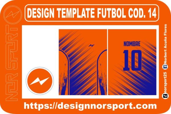 DESIGN TEMPLATE FUTBOL COD. 14