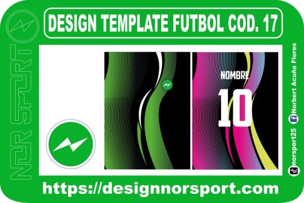 DESIGN TEMPLATE FUTBOL COD. 17