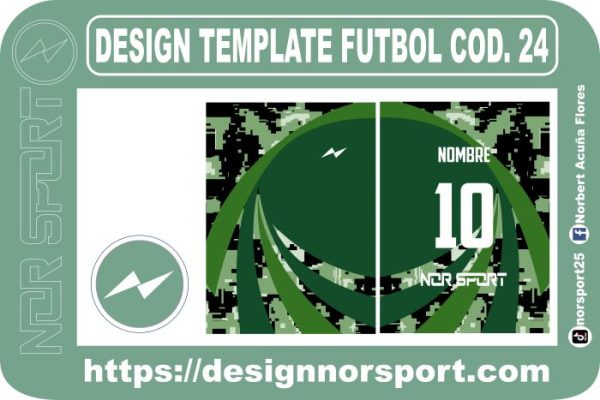 DESIGN TEMPLATE FUTBOL COD. 24