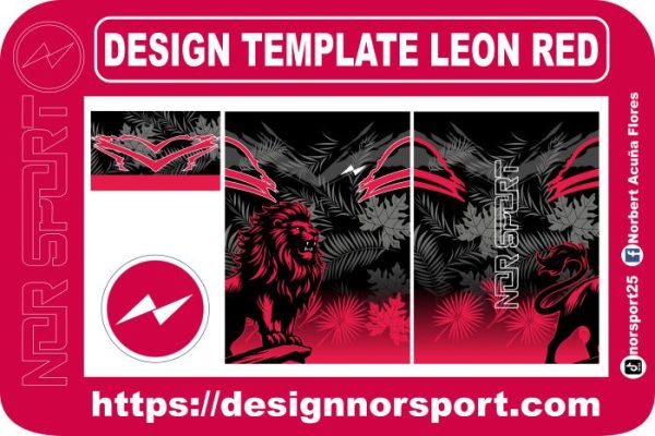 DESIGN TEMPLATE LEON RED