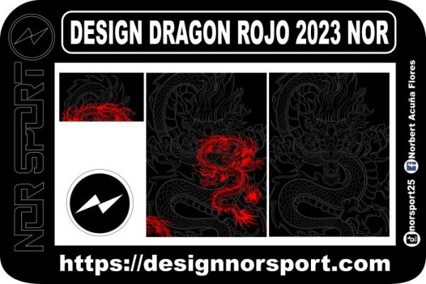DESIGN DRAGON ROJO 2023 NOR
