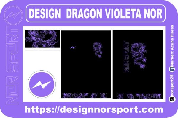 DESIGN  DRAGON VIOLETA NOR