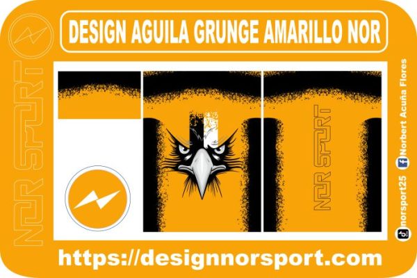 DESIGN AGUILA GRUNGE AMARILLO NOR