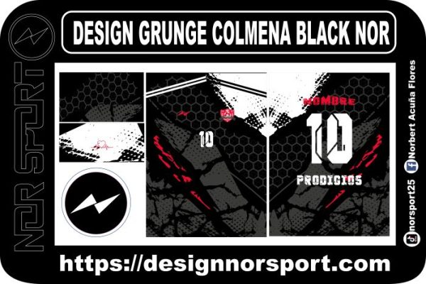 DESIGN GRUNGE COLMENA BLACK NOR