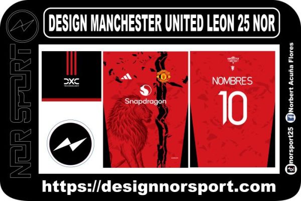 DESIGN MANCHESTER UNITED LEON 25 NOR