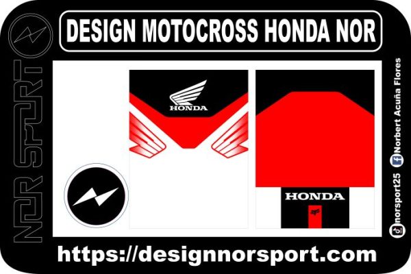 DESIGN MOTOCROSS HONDA NOR