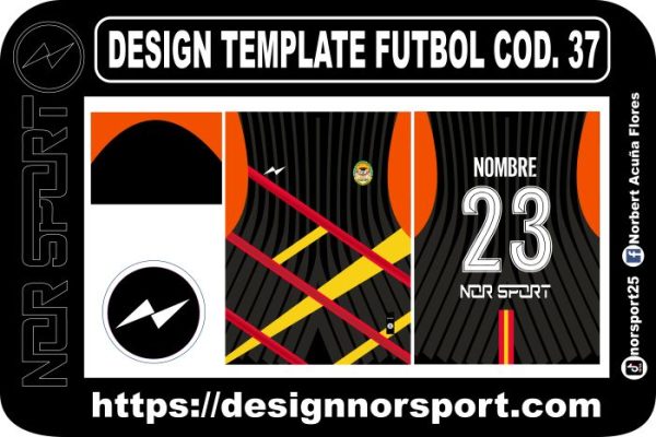 DESIGN TEMPLATE FUTBOL COD. 37