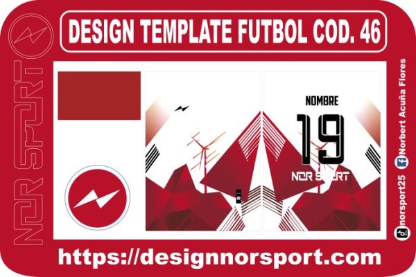 DESIGN TEMPLATE FUTBOL COD. 46