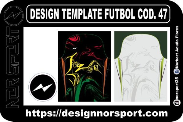 DESIGN TEMPLATE FUTBOL COD. 47