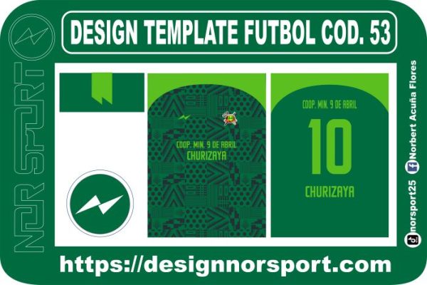 DESIGN TEMPLATE FUTBOL COD. 53