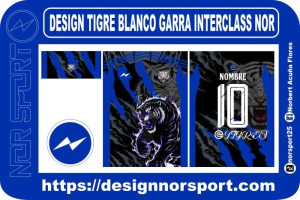 DESIGN TIGRE BLANCO GARRA INTERCLASS NOR