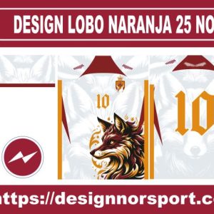 DESIGN LOBO NARANJA 25 NOR