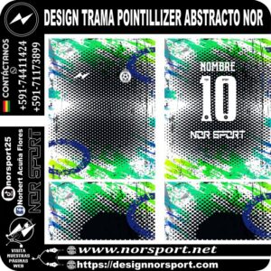 DESIGN TRAMA POINTILLIZER ABSTRACTO NOR