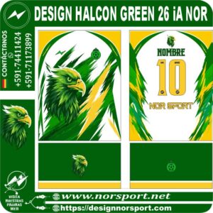DESIGN HALCON GREEN 26 iA NOR