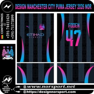 DESIGN MANCHESTER CITY PUMA JERSEY 2026 NOR