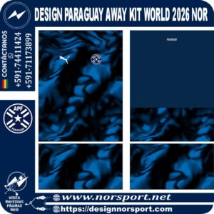DESIGN PARAGUAY AWAY KIT WORLD 2026 NOR